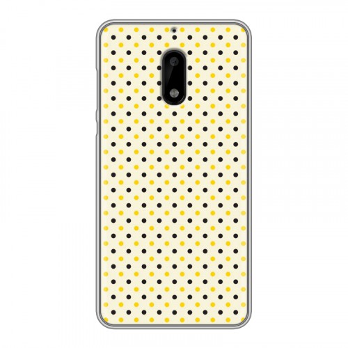Дизайнерский пластиковый чехол для Nokia 6 Пчелиные узоры