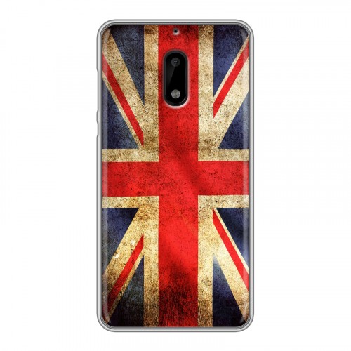 Дизайнерский пластиковый чехол для Nokia 6 Флаг Британии