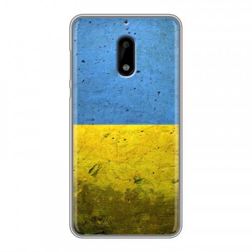 Дизайнерский пластиковый чехол для Nokia 6 Флаг Украины