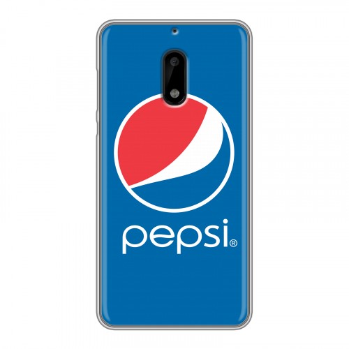 Дизайнерский пластиковый чехол для Nokia 6 Pepsi