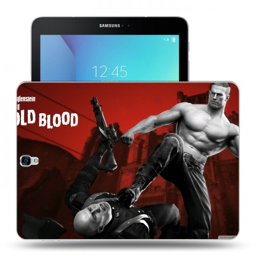 Дизайнерский силиконовый чехол для Samsung Galaxy Tab S3 Wolfenstein