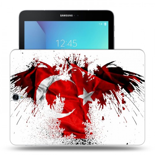 Дизайнерский силиконовый чехол для Samsung Galaxy Tab S3 флаг турции