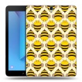 Дизайнерский силиконовый чехол для Samsung Galaxy Tab S3 Пчелиные узоры