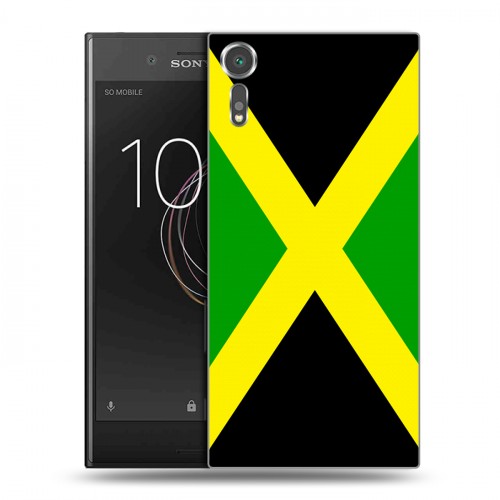Дизайнерский пластиковый чехол для Sony Xperia XZs Флаг Ямайки