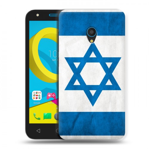 Дизайнерский пластиковый чехол для Alcatel U5 Флаг Израиля