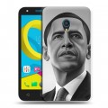 Дизайнерский пластиковый чехол для Alcatel U5 Барак Обама