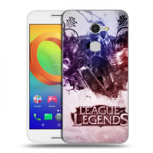 Дизайнерский силиконовый чехол для Alcatel A3 League of Legends