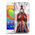 Дизайнерский силиконовый чехол для Alcatel A3 Флаг Британии