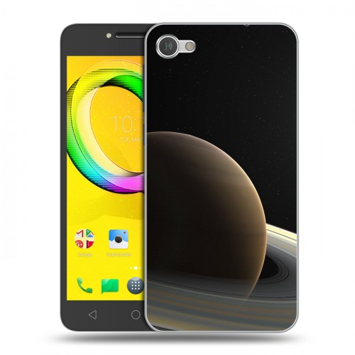 Дизайнерский силиконовый чехол для Alcatel A5 LED Сатурн