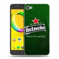 Дизайнерский силиконовый чехол для Alcatel A5 LED Heineken