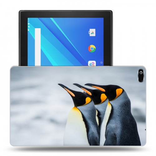 Дизайнерский силиконовый чехол для Lenovo Tab 4 8 Пингвины