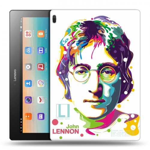 Дизайнерский силиконовый чехол для Lenovo Tab 4 10 Джон Леннон