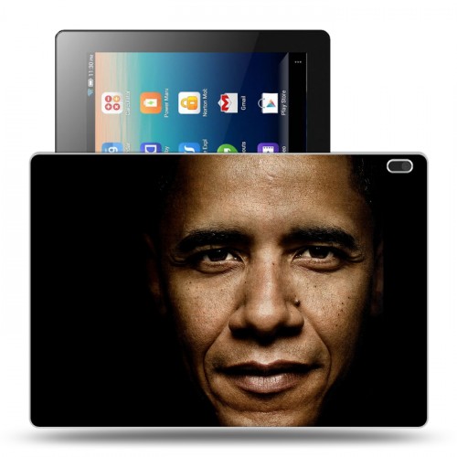 Дизайнерский силиконовый чехол для Lenovo Tab 4 10 Барак Обама