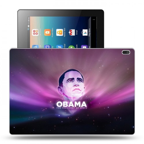 Дизайнерский силиконовый чехол для Lenovo Tab 4 10 Барак Обама