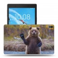 Дизайнерский силиконовый чехол для Lenovo Tab 4 8 Plus Медведи