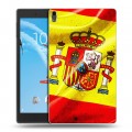 Дизайнерский силиконовый чехол для Lenovo Tab 4 8 Plus Флаг Испании