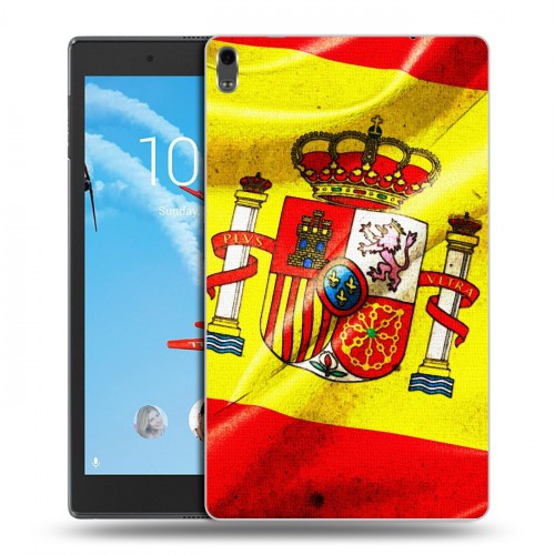 Дизайнерский силиконовый чехол для Lenovo Tab 4 8 Plus Флаг Испании