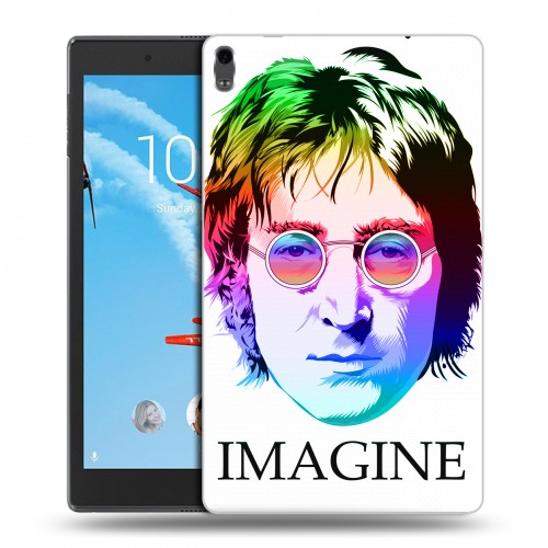 Дизайнерский силиконовый чехол для Lenovo Tab 4 8 Plus Джон Леннон
