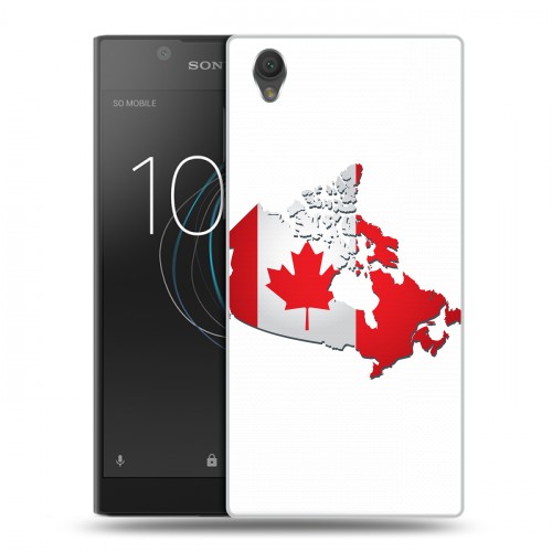 Дизайнерский пластиковый чехол для Sony Xperia L1 Флаг Канады