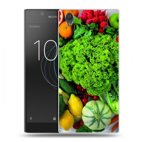 Дизайнерский пластиковый чехол для Sony Xperia L1 Овощи