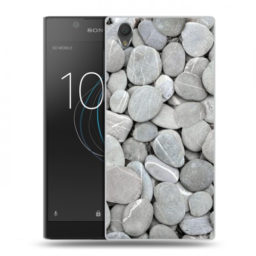 Дизайнерский пластиковый чехол для Sony Xperia L1 Текстура камня
