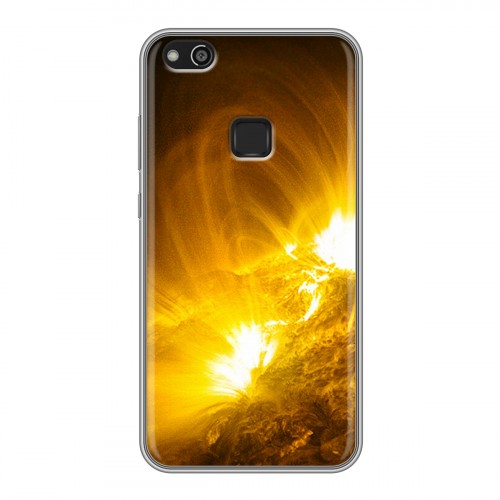Дизайнерский силиконовый чехол для Huawei P10 Lite Солнце