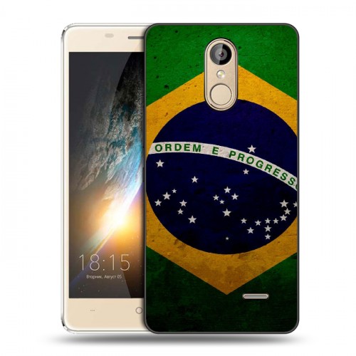Дизайнерский силиконовый чехол для BQ Bond Флаг Бразилии
