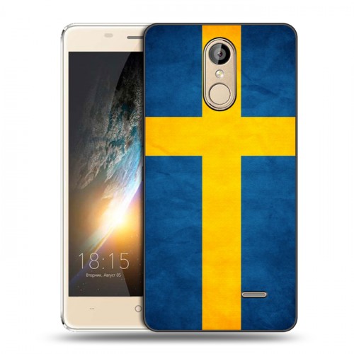 Дизайнерский силиконовый чехол для BQ Bond Флаг Швеции