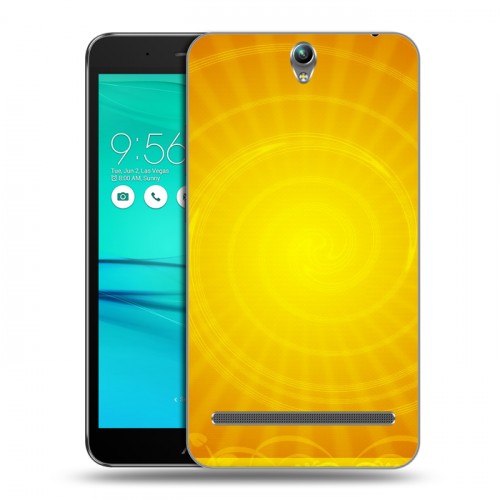 Дизайнерский пластиковый чехол для ASUS ZenFone Go ZB690KG Солнце