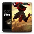 Дизайнерский силиконовый чехол для Asus ZenPad 3S 10 LTE Человек-паук : Через вселенные