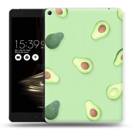 Дизайнерский силиконовый чехол для Asus ZenPad 3S 10 LTE Веселое авокадо