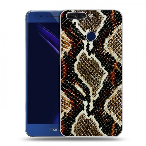 Дизайнерский пластиковый чехол для Huawei Honor 8 Pro Кожа змей