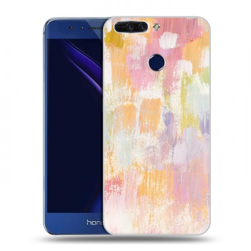 Дизайнерский пластиковый чехол для Huawei Honor 8 Pro Мазки краски
