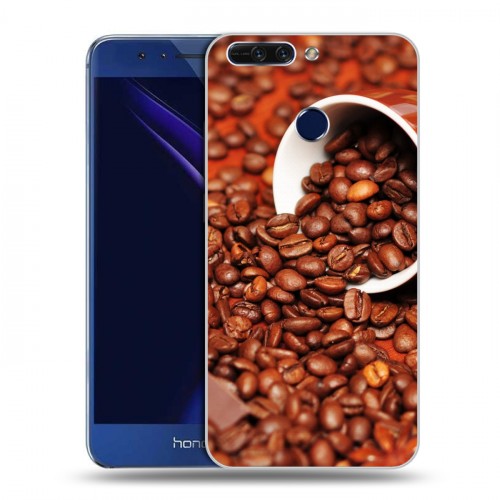 Дизайнерский пластиковый чехол для Huawei Honor 8 Pro кофе текстуры