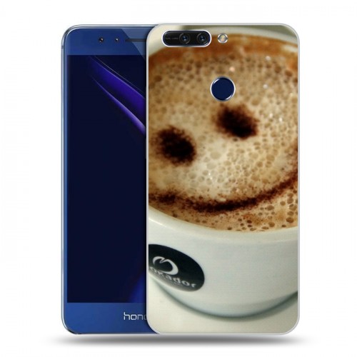 Дизайнерский пластиковый чехол для Huawei Honor 8 Pro Кофе напиток