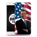 Дизайнерский пластиковый чехол для Ulefone Power 2 Барак Обама