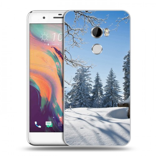 Дизайнерский пластиковый чехол для HTC One X10 Зима