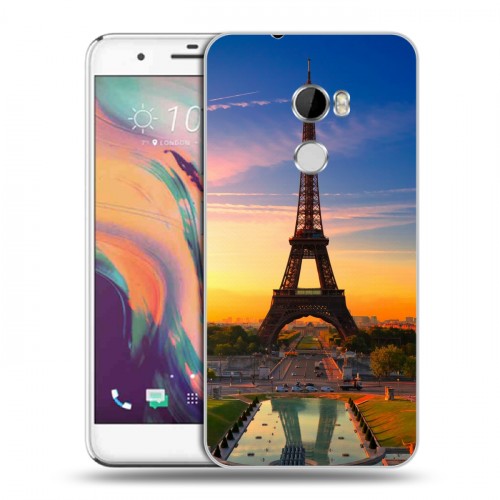Дизайнерский пластиковый чехол для HTC One X10 Париж