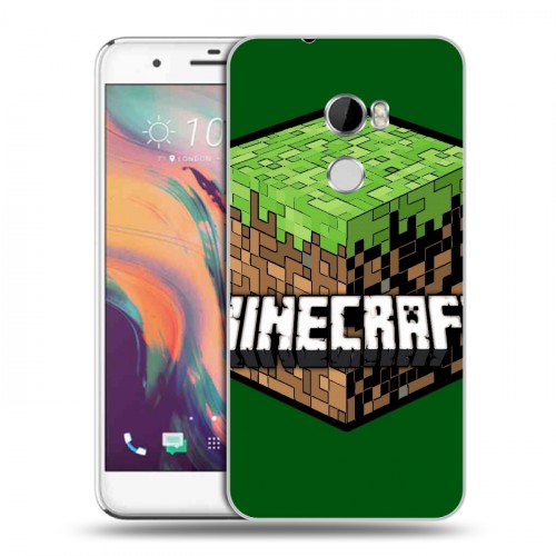 Дизайнерский пластиковый чехол для HTC One X10 Minecraft