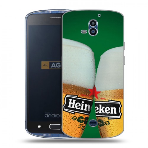 Дизайнерский силиконовый чехол для AGM X1 Heineken