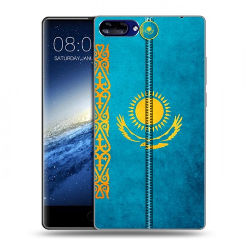 Дизайнерский силиконовый чехол для Doogee Mix Флаг Казахстана