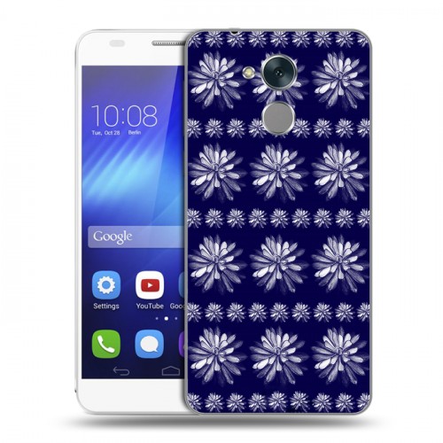 Дизайнерский пластиковый чехол для Huawei Honor 6C Монохромные цветы