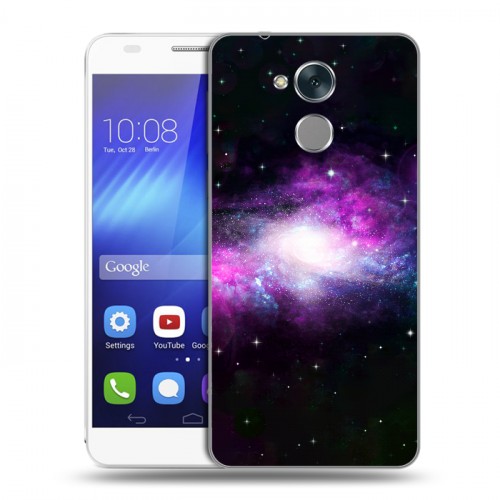 Дизайнерский пластиковый чехол для Huawei Honor 6C Галактика
