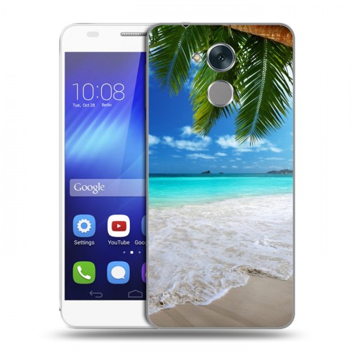Дизайнерский пластиковый чехол для Huawei Honor 6C пляж
