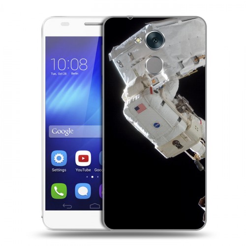Дизайнерский пластиковый чехол для Huawei Honor 6C Космонавт