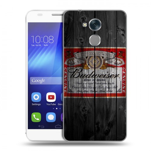 Дизайнерский пластиковый чехол для Huawei Honor 6C Budweiser