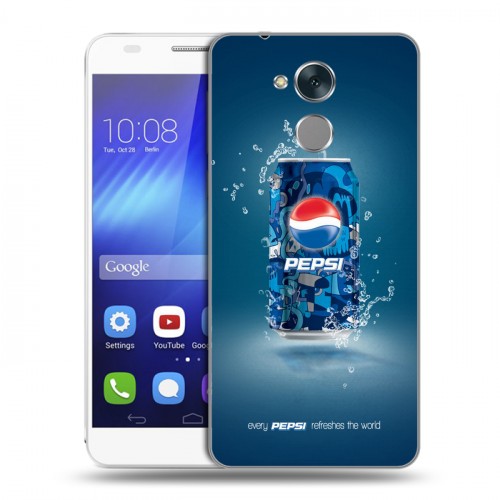 Дизайнерский пластиковый чехол для Huawei Honor 6C Pepsi