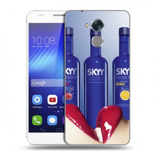 Дизайнерский пластиковый чехол для Huawei Honor 6C Skyy Vodka