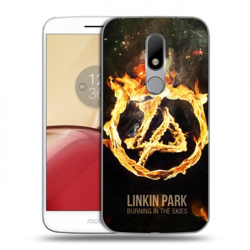 Дизайнерский силиконовый чехол для Lenovo Moto M Linkin Park