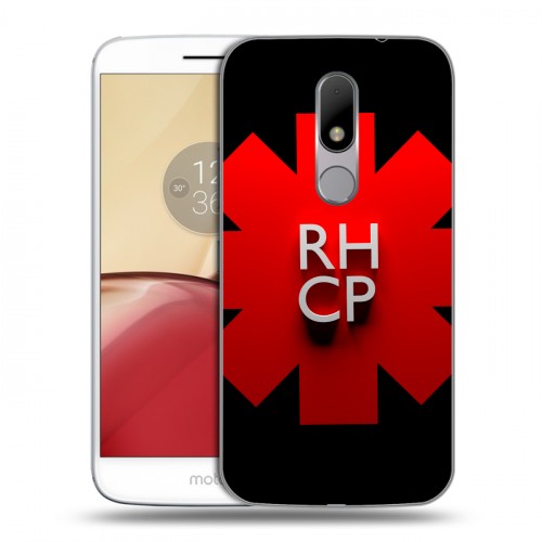 Дизайнерский силиконовый чехол для Lenovo Moto M Red Hot Chili Peppers